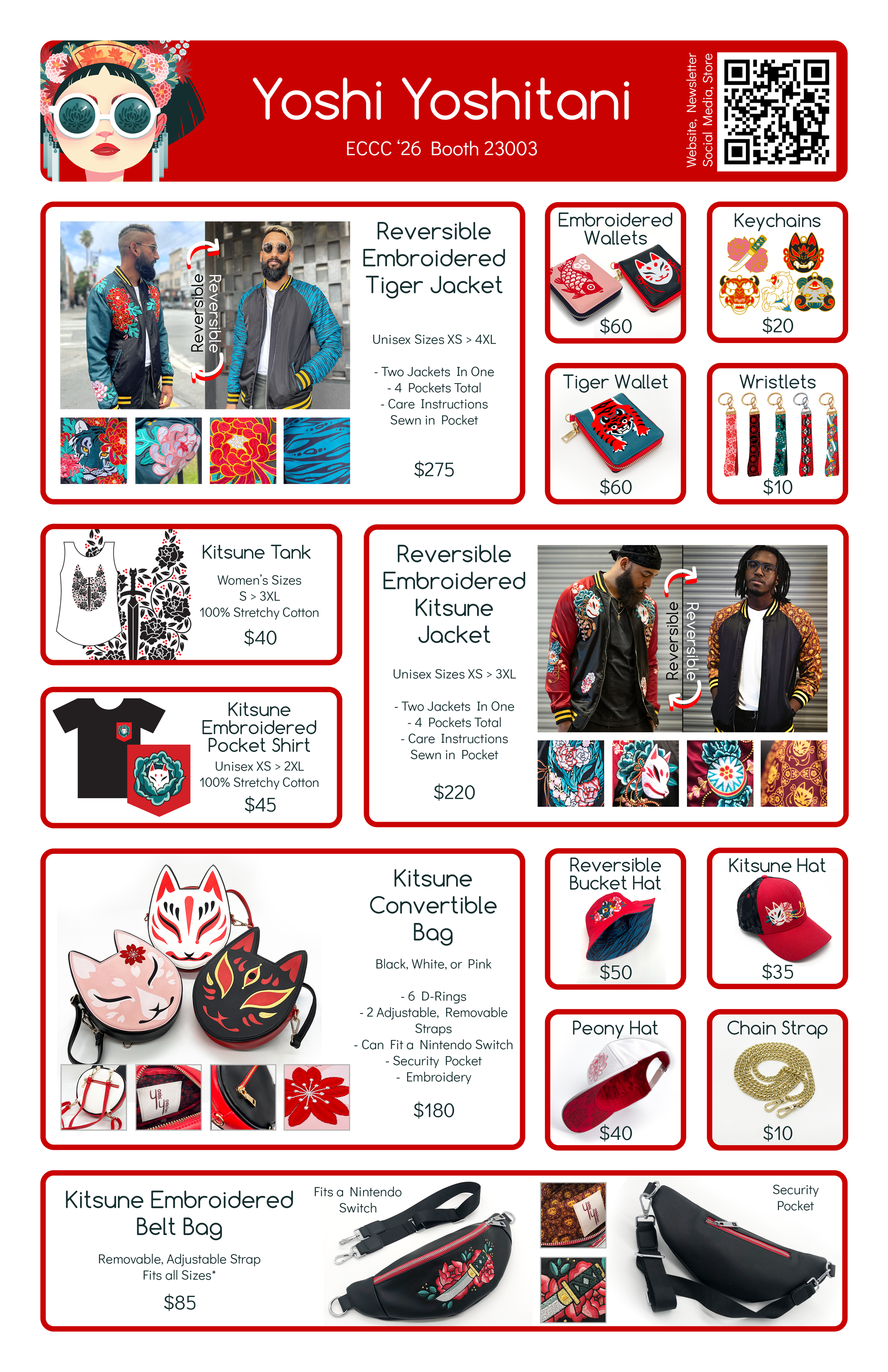 Merch Menu — Yoshi Yoshitani